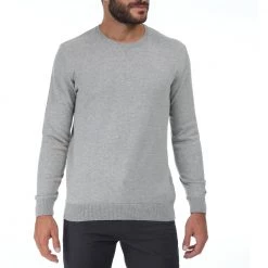 Ανδρική πλεκτή μπλούζα DORS γκρι