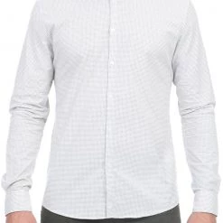 Ανδρικό πουκάμισο GAUDI γκρι καφέ