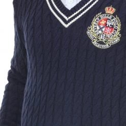 Ανδρικό πουλόβερ BEVERLY HILLS POLO CLUB μπλε -Πλεκτά-Ζακέτες Εκπτώσεις 1802492.0 001e 4 beverly hills polo club ανδρικό πουλόβερ beverly hills polo club μπλε x1000