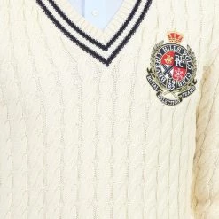 Ανδρικό πουλόβερ BEVERLY HILLS POLO CLUB λευκό -Πλεκτά-Ζακέτες Εκπτώσεις 1802492.0 0091 4 beverly hills polo club ανδρικό πουλόβερ beverly hills polo club λευκό x1000