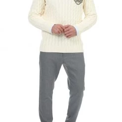 Ανδρικό πουλόβερ BEVERLY HILLS POLO CLUB λευκό -Πλεκτά-Ζακέτες Εκπτώσεις 1802492.0 0091 5 beverly hills polo club ανδρικό πουλόβερ beverly hills polo club λευκό x1000