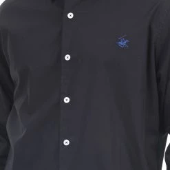 Ανδρικό πουκάμισο BEVERLY HILLS POLO CLUB Core SLIM STRECH μαύρο -Πλεκτά-Ζακέτες Εκπτώσεις 1802503.0 0071 4 beverly hills polo club ανδρικό πουκάμισο beverly hills polo club core slim strech μαύρο x1000