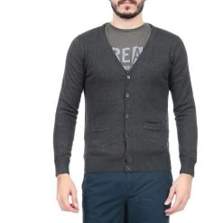 Ανδρική ζακέτα BATTERY γκρι