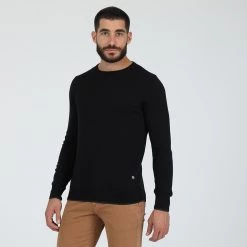 Ανδρική πλεκτή μπλούζα GREENWOOD μαύρη -Πλεκτά-Ζακέτες Εκπτώσεις 1802574.0 0071 4 greenwood ανδρική πλεκτή μπλούζα greenwood μαύρη x1000