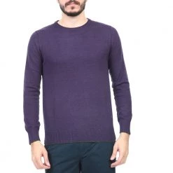 Ανδρική πλεκτή μπλούζα GREENWOOD μοβ