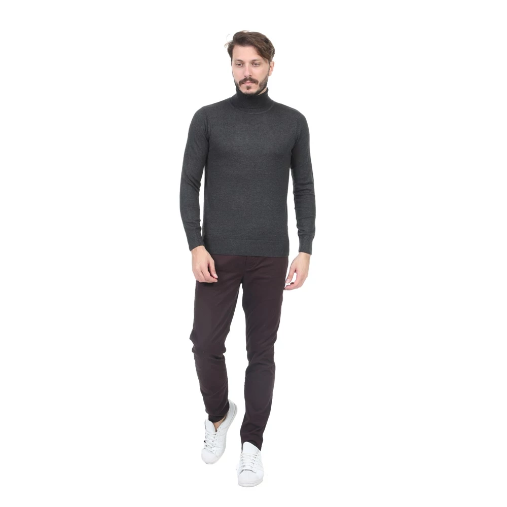 Ανδρική πλεκτή μπλούζα ζιβάγκο GREENWOOD ανθρακί 6 Ανδρική πλεκτή μπλούζα ζιβάγκο GREENWOOD ανθρακί - Image 4