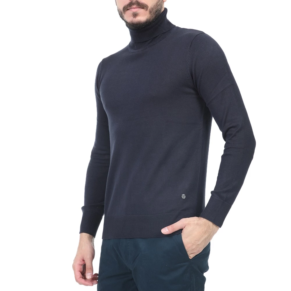 Ανδρική πλεκτή μπλούζα ζιβάγκο GREENWOOD μπλε 4 Ανδρική πλεκτή μπλούζα ζιβάγκο GREENWOOD μπλε - Image 2