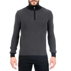 Ανδρική πλεκτή μπλούζα OCEAN SHARK γκρι