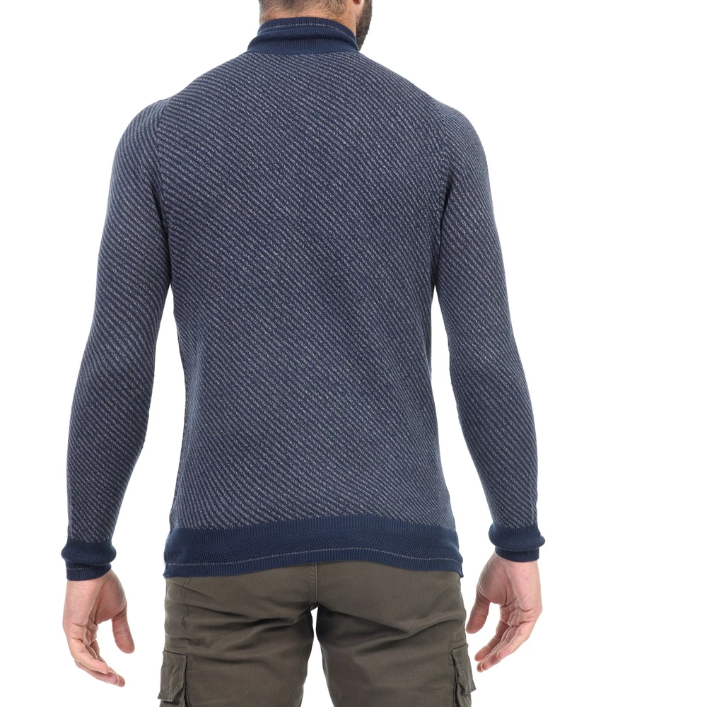 Ανδρική πλεκτή μπλούζα OCEAN SHARK μπλε 5 Ανδρική πλεκτή μπλούζα OCEAN SHARK μπλε - Image 3