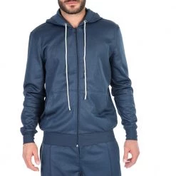 Ανδρική ζακέτα φούτερ BODYTALK μπλε
