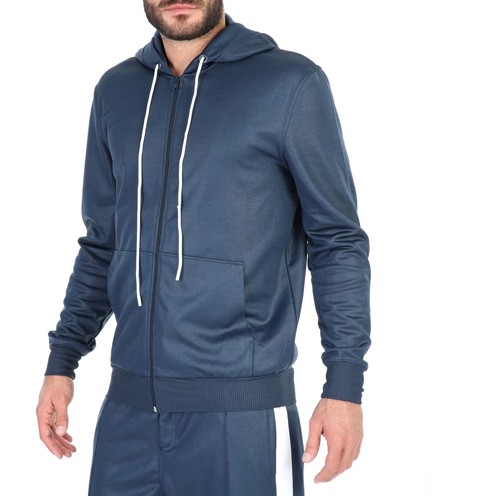 Ανδρική ζακέτα φούτερ BODYTALK μπλε 4 Ανδρική ζακέτα φούτερ BODYTALK μπλε - Image 2