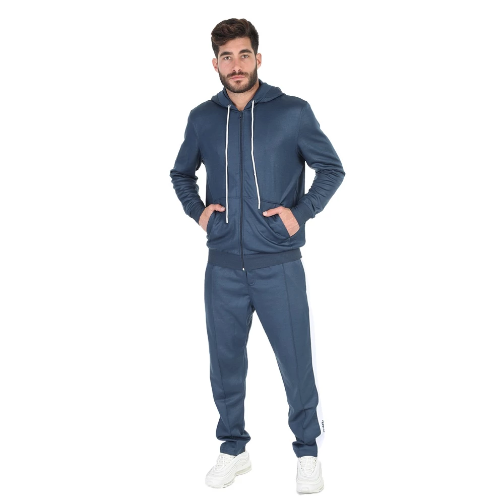 Ανδρική ζακέτα φούτερ BODYTALK μπλε 6 Ανδρική ζακέτα φούτερ BODYTALK μπλε - Image 4