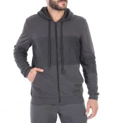 Ανδρική φούτερ ζακέτα BODYTALK γκρι