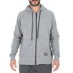 Ανδρική φούτερ ζακέτα BODYTALK LOOSE γκρι