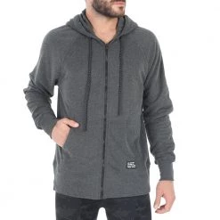 Ανδρική φούτερ ζακέτα BODYTALK LOOSE γκρι
