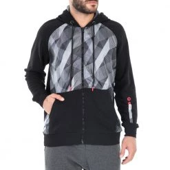 Ανδρική φούτερ ζακέτα BODYTALK μαύρη