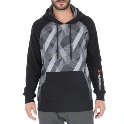 Ανδρική φούτερ ζακέτα BODYTALK μαύρη