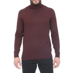 Ανδρικό πουλόβερ ζιβάγκο BATTERY μπορντό