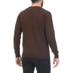 Ανδρικό πουλόβερ RUN καφέ -Πλεκτά-Ζακέτες Εκπτώσεις 1808090.0 k400 3 run ανδρικό πουλόβερ run καφέ x1000