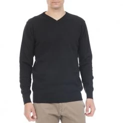Ανδρικό πουλόβερ RUN μαύρο