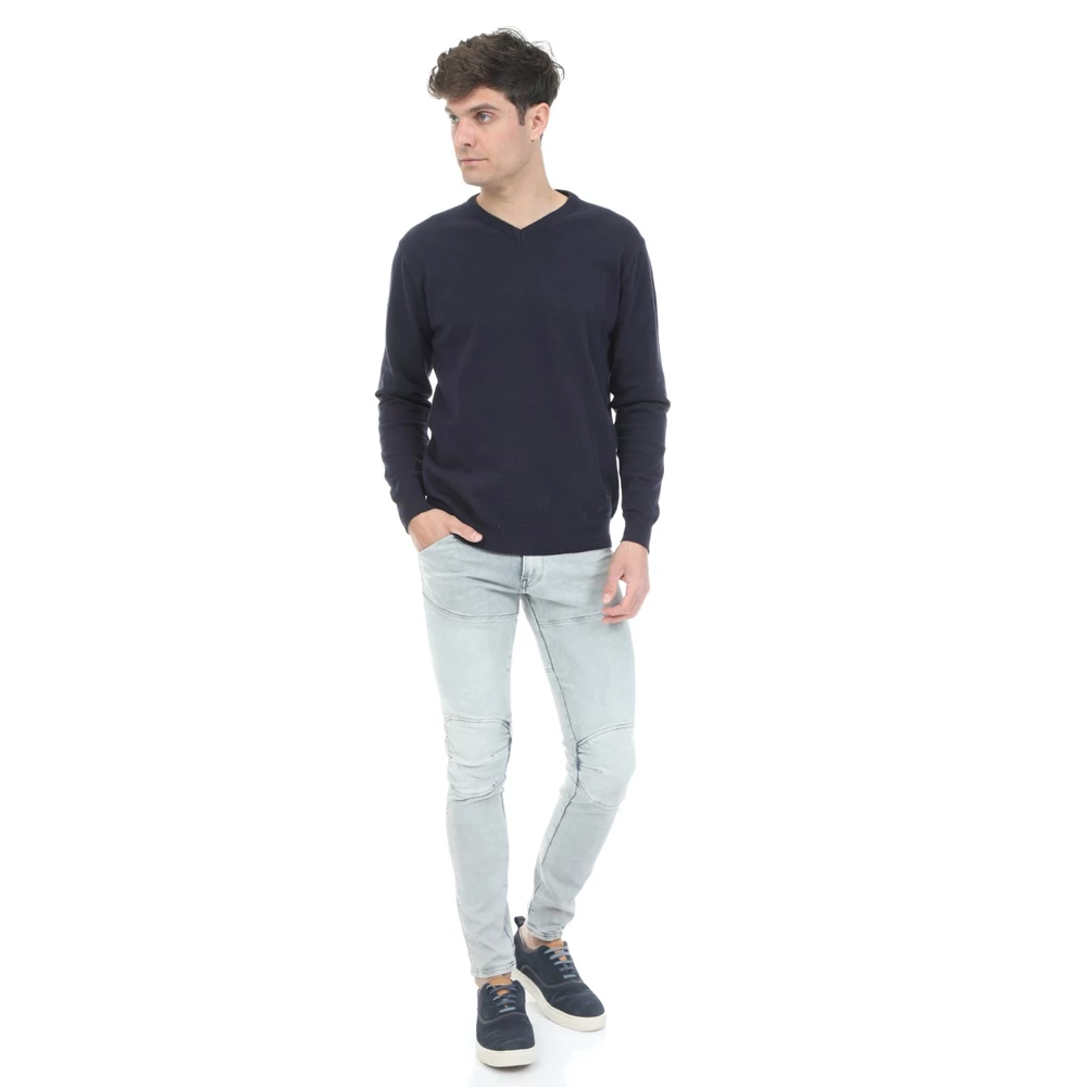 Ανδρικό πουλόβερ RUN μπλε 6 Ανδρικό πουλόβερ RUN μπλε - Image 4