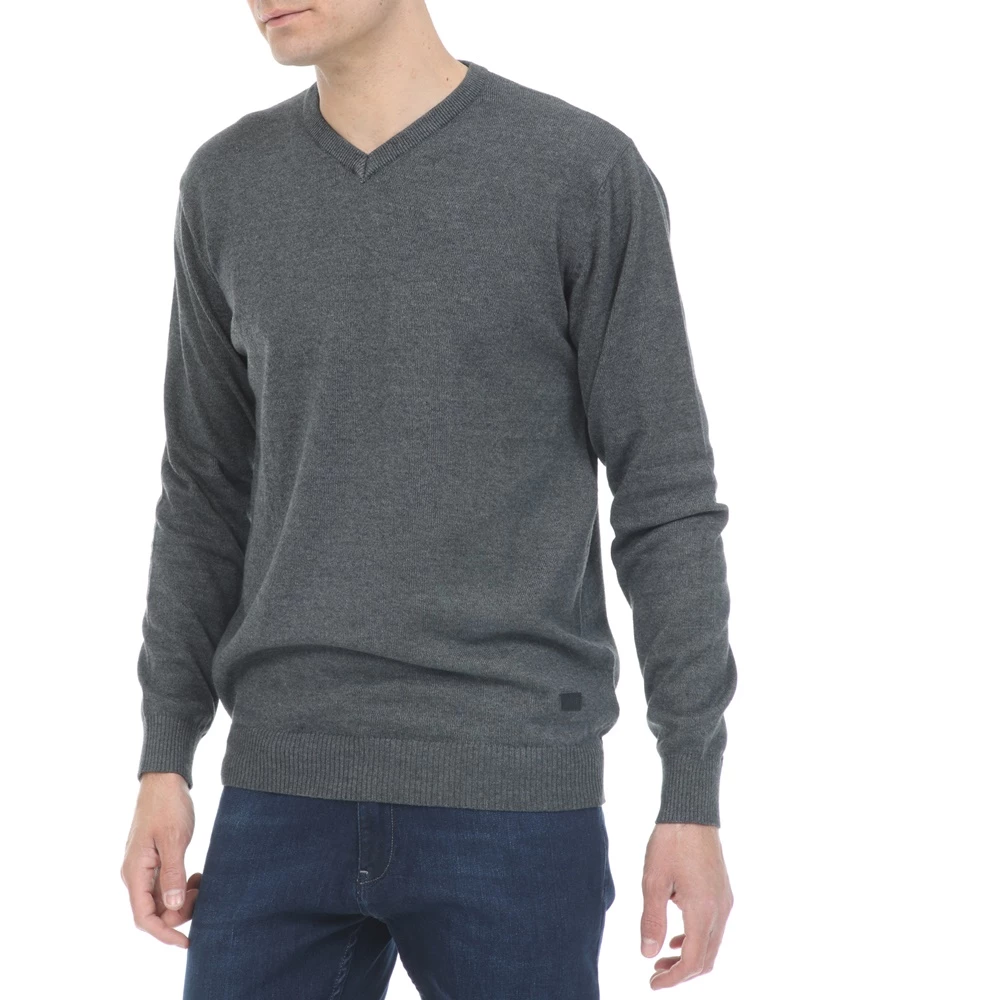 Ανδρικό πουλόβερ RUN γκρι 4 Ανδρικό πουλόβερ RUN γκρι - Image 2