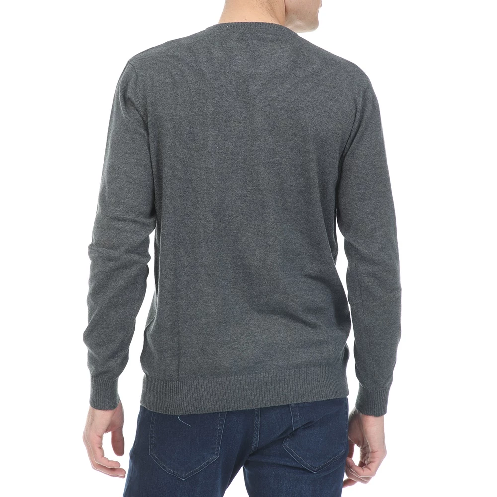 Ανδρικό πουλόβερ RUN γκρι 5 Ανδρικό πουλόβερ RUN γκρι - Image 3