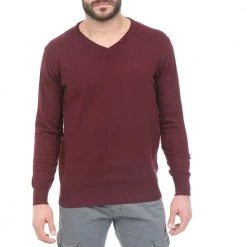 Ανδρική πλεκτή μπλούζα CATAMARAN SAILWEAR μπορντό