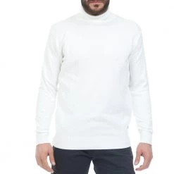 Ανδρική πλεκτή μπλούζα ζιβάγκο CATAMARAN SAILWEAR λευκή