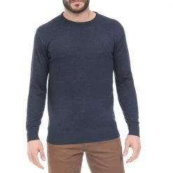 Ανδρική πλεκτή μπλούζα CATAMARAN SAILWEAR μπλε (μεγάλα μεγέθη)