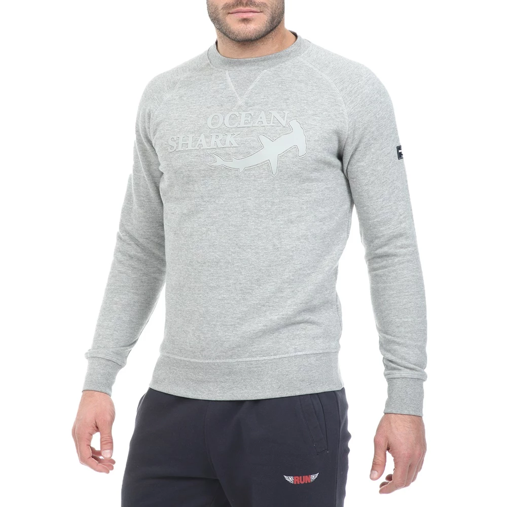 Ανδρική φούτερ μπλούζα OCEAN SHARK γκρι 4 Ανδρική φούτερ μπλούζα OCEAN SHARK γκρι - Image 2