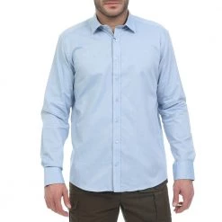 Ανδρικό πουκάμισο OCEAN SHARK OXFORD μπλε