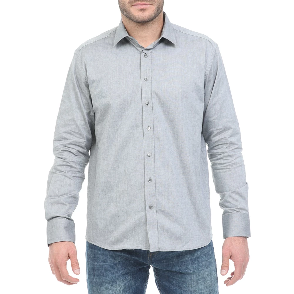 Ανδρικό πουκάμισο OCEAN SHARK OXFORD ανθρακί 3 Ανδρικό πουκάμισο OCEAN SHARK OXFORD ανθρακί