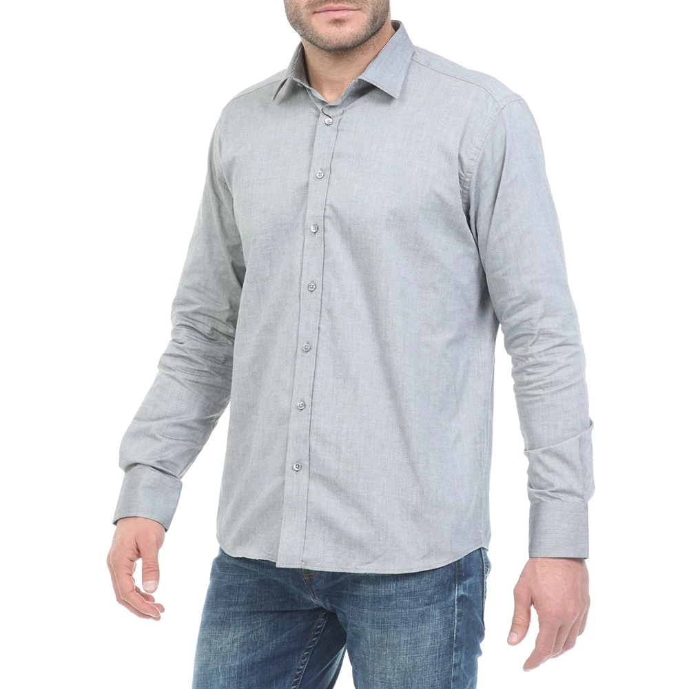 Ανδρικό πουκάμισο OCEAN SHARK OXFORD ανθρακί 4 Ανδρικό πουκάμισο OCEAN SHARK OXFORD ανθρακί - Image 2