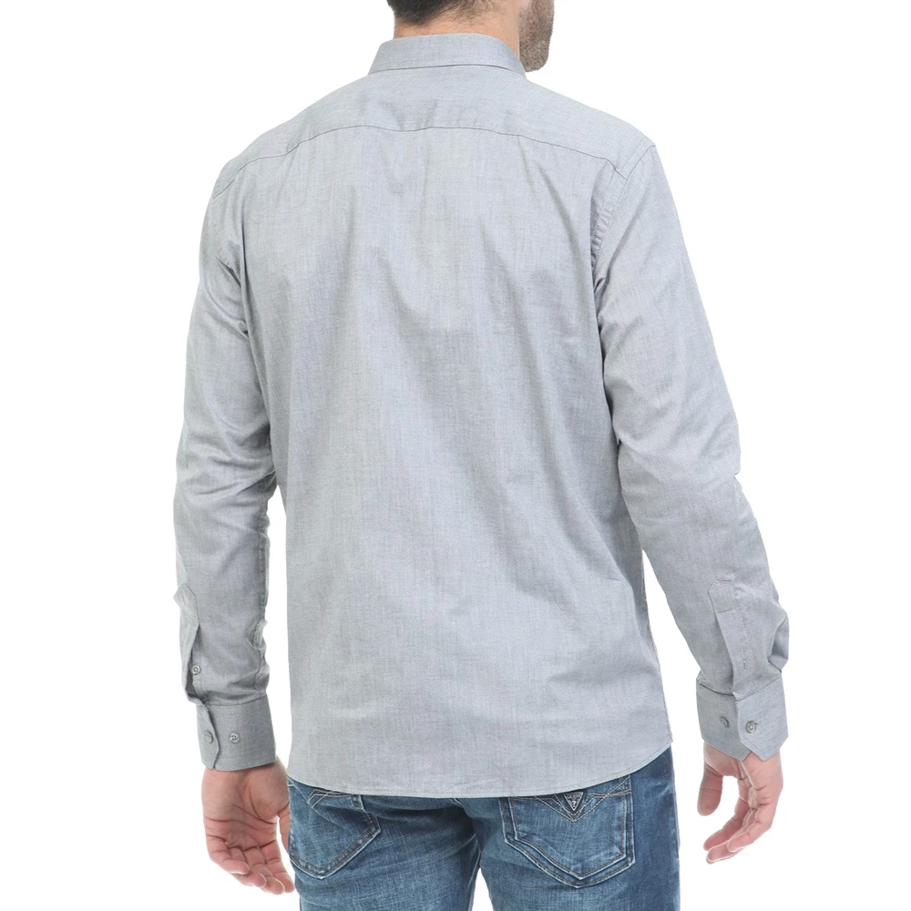 Ανδρικό πουκάμισο OCEAN SHARK OXFORD ανθρακί 5 Ανδρικό πουκάμισο OCEAN SHARK OXFORD ανθρακί - Image 3