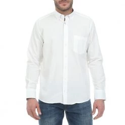 Ανδρικό πουκάμισο OCEAN SHARK OXFORD λευκό