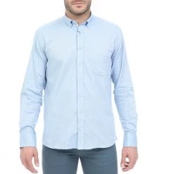 Ανδρικό πουκάμισο OCEAN SHARK OXFORD μπλε