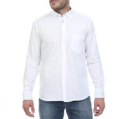 Ανδρικό πουκάμισο OCEAN SHARK OXFORD λευκό