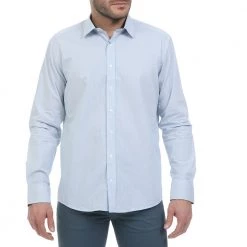 Ανδρικό πουκάμισο OCEAN SHARK μπλε λευκό