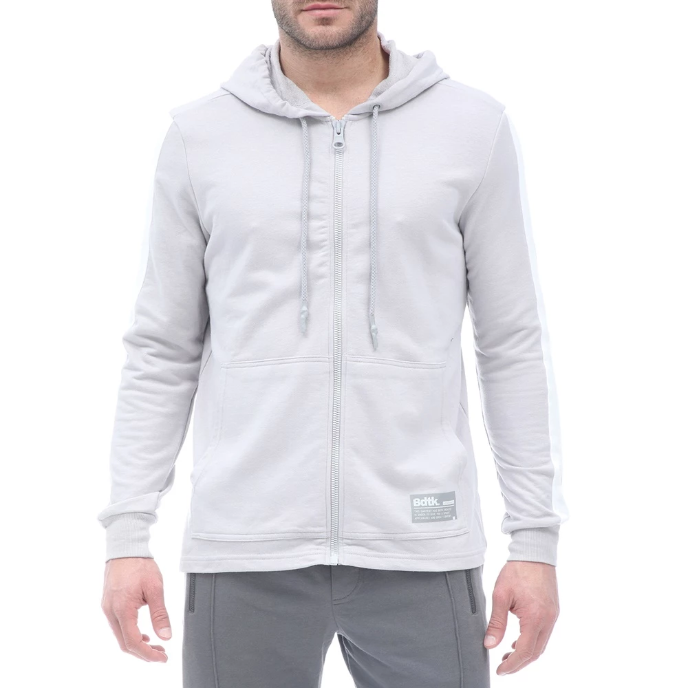 Ανδρική φούτερ ζακέτα BODYTALK FUTUREM γκρι λευκή 3 Ανδρική φούτερ ζακέτα BODYTALK FUTUREM γκρι λευκή