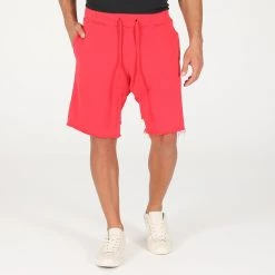 Ανδρική βερμούδα DIRTY LAUNDRY LOOSE FIT κόκκινη