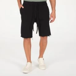 Ανδρική βερμούδα DIRTY LAUNDRY LOOSE FIT μαύρη