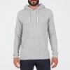 Ανδρική φούτερ μπλούζα DIRTY LAUNDRY DIAGONAL MELANGE HOODIE γκρι