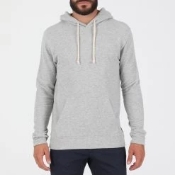 Ανδρική φούτερ μπλούζα DIRTY LAUNDRY DIAGONAL MELANGE HOODIE γκρι