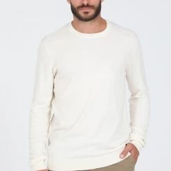 Ανδρική πλεκτή μπλούζα GAUDI λευκή