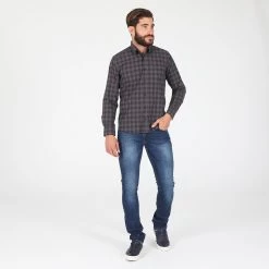 Ανδρικό πουκάμισο DORS καρό μοβ γκρι 9 Ανδρικό πουκάμισο DORS καρό μοβ γκρι -Πλεκτά-Ζακέτες Εκπτώσεις 1827444.0 0207 4 dors ανδρικό πουκάμισο dors καρό μοβ γκρι x1000