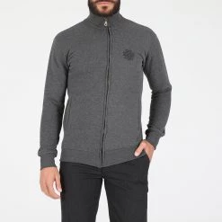 Ανδρική φούτερ ζακέτα DORS γκρι