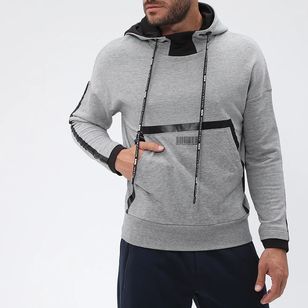 Ανδρική φούτερ μπλούζα BODYTALK FRAGILEM γκρι 3 Ανδρική φούτερ μπλούζα BODYTALK FRAGILEM γκρι