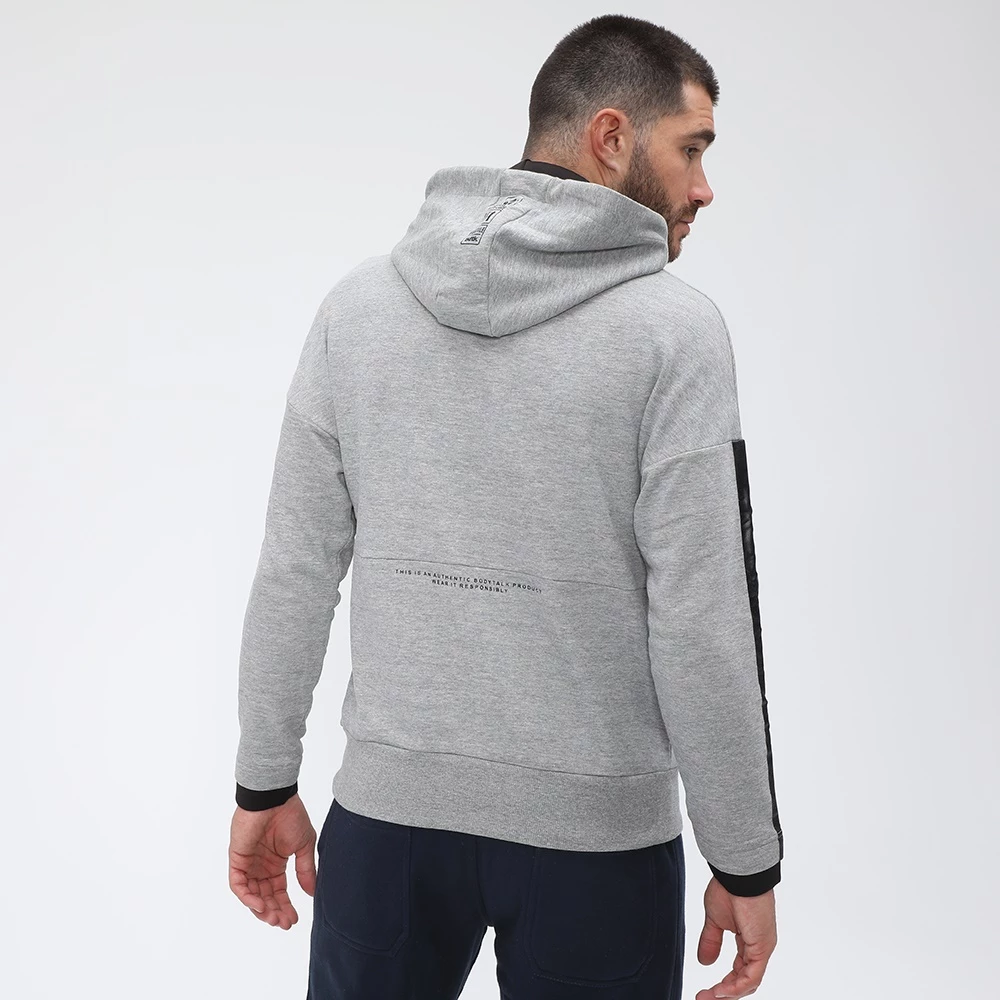 Ανδρική φούτερ μπλούζα BODYTALK FRAGILEM γκρι 5 Ανδρική φούτερ μπλούζα BODYTALK FRAGILEM γκρι - Image 3