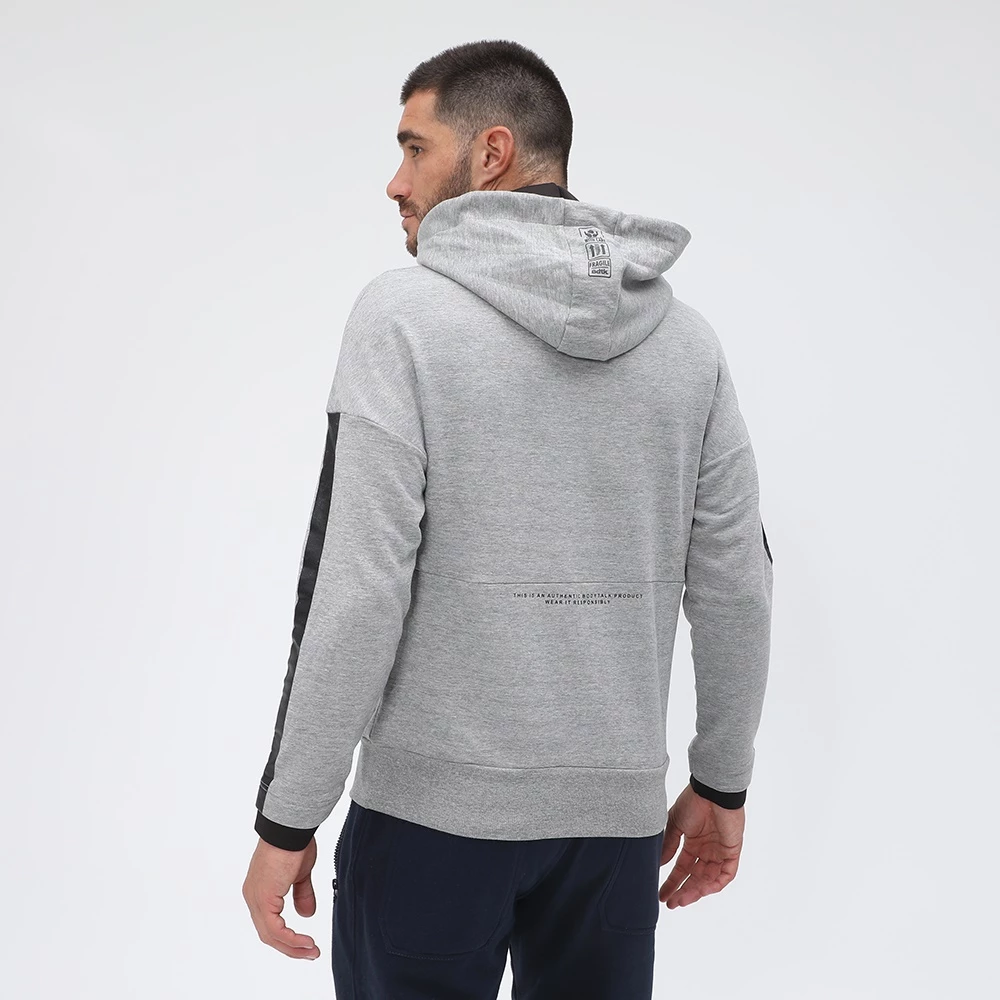 Ανδρική φούτερ μπλούζα BODYTALK FRAGILEM γκρι 6 Ανδρική φούτερ μπλούζα BODYTALK FRAGILEM γκρι - Image 4